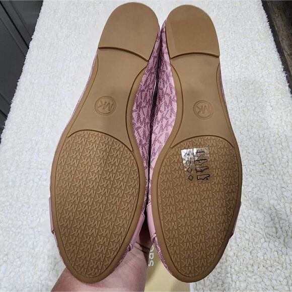 Michael Kors Jilly ballet flats in royal pink logo size 9.5 new!!! - Picture 10 of 13